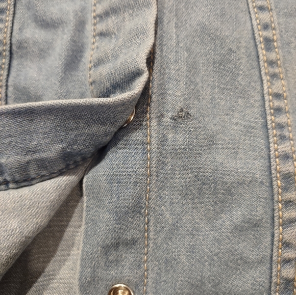 Lone Star, Juniors Sz Med, Lt Weight Cotton Denim Jacket, Snap Front, NWTs - Picture 15 of 15
